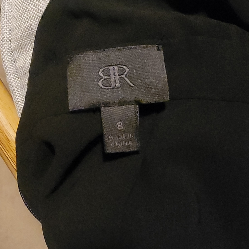 Banana Republic Black Ruffled X Back Dress - Picture 2 of 3